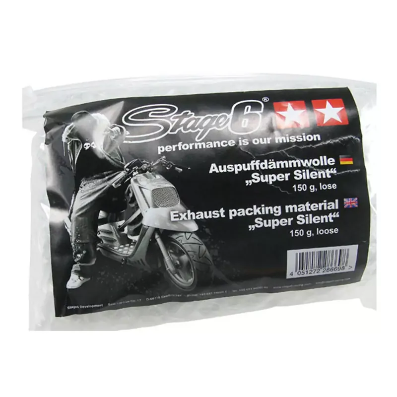 Laine de Silencieux Fibre de roche – Stage6 (150gr) Prix Promo