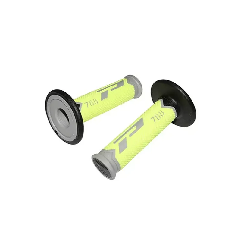 Seulement Aujourd&rsquo;hui Poignées de Guidon – Progrip 788 Off Road Gris / Jaune fluo / Noir