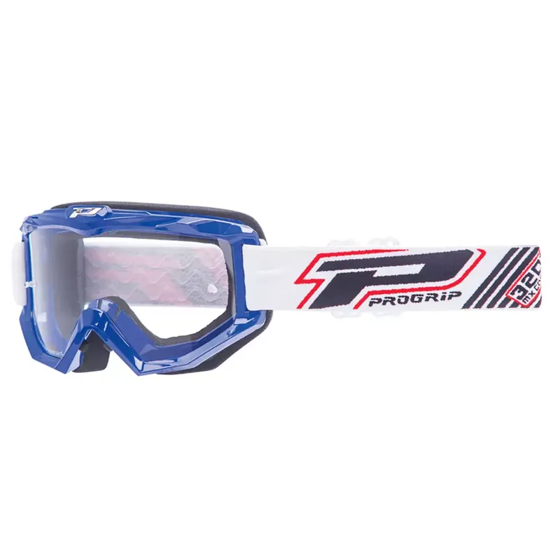 Masque / Lunettes Cross – PROGRIP 3201FR Atzaki Bleu Commander Maintenant