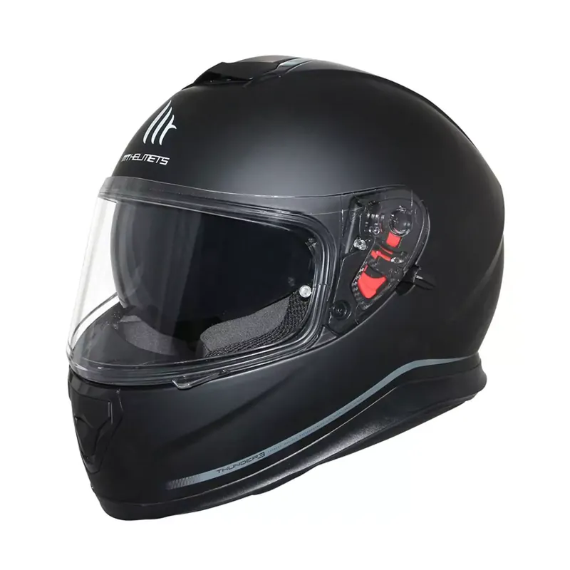 Produit De Marque Casque Intégral – MT Thunder 4 SV Double Ecran Noir Mat XS