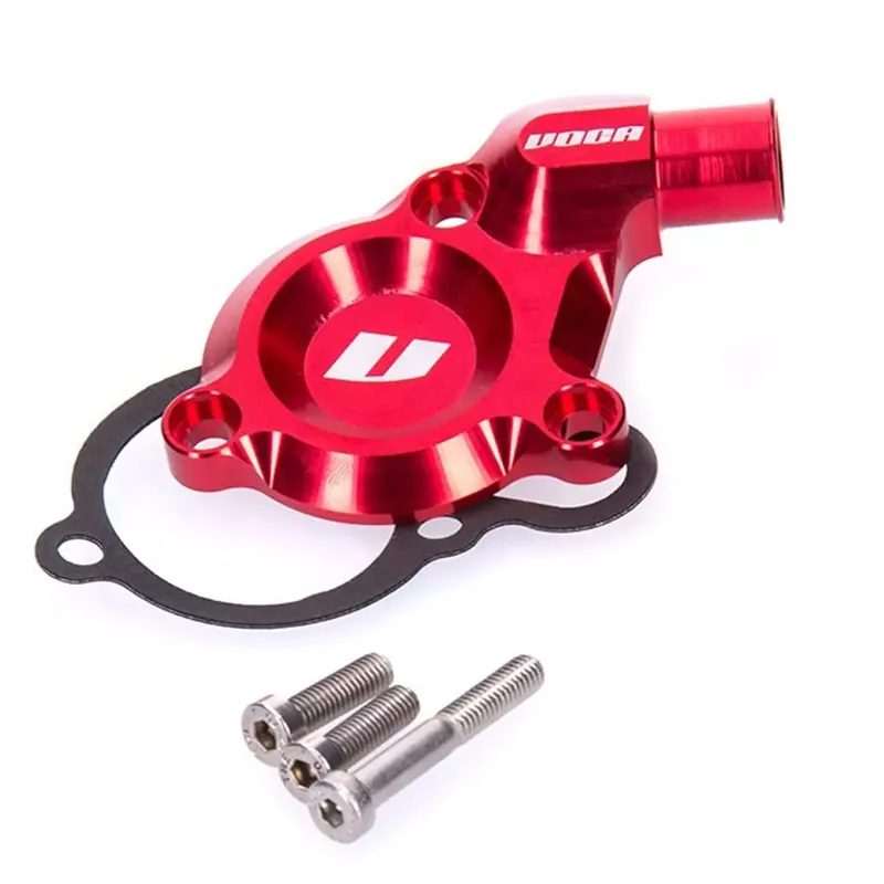 Livraison Express Couvercle Pompe à Eau Derbi E3 E4 – VOCA Racing Rouge