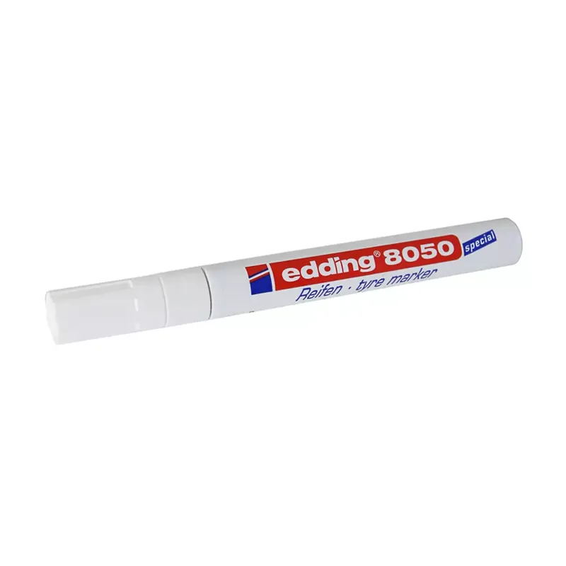 Promotion Saisonnière Marqueur / Crayon à Pneu – EDDING 8050 Blanc Permanent