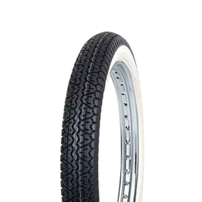 Pneu 17 pouces 2 3/4×17 – Mitas B7 TL / TT REINF Flancs Blancs Haute Qualité