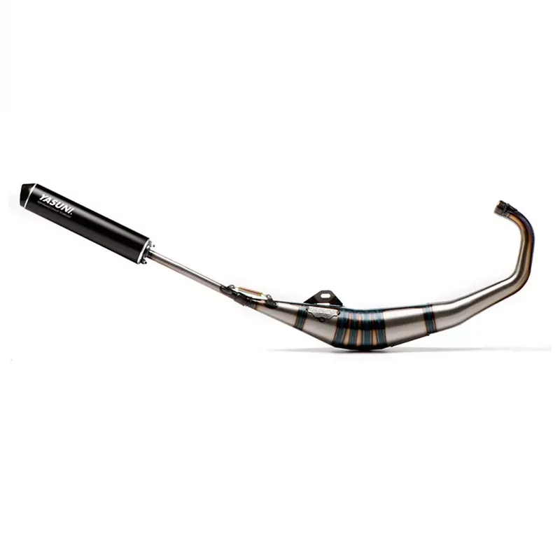 Nouveauté Pot Passage Bas AM6 Aprilia MBK Rieju Yamaha 50 / 70cc – R1 Max Black Routier Yasuni