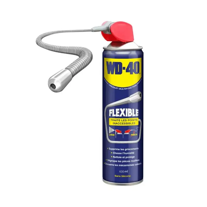 Lubrifiant – WD-40 Multifonctions 600ml Tuyau Fléxible Remise