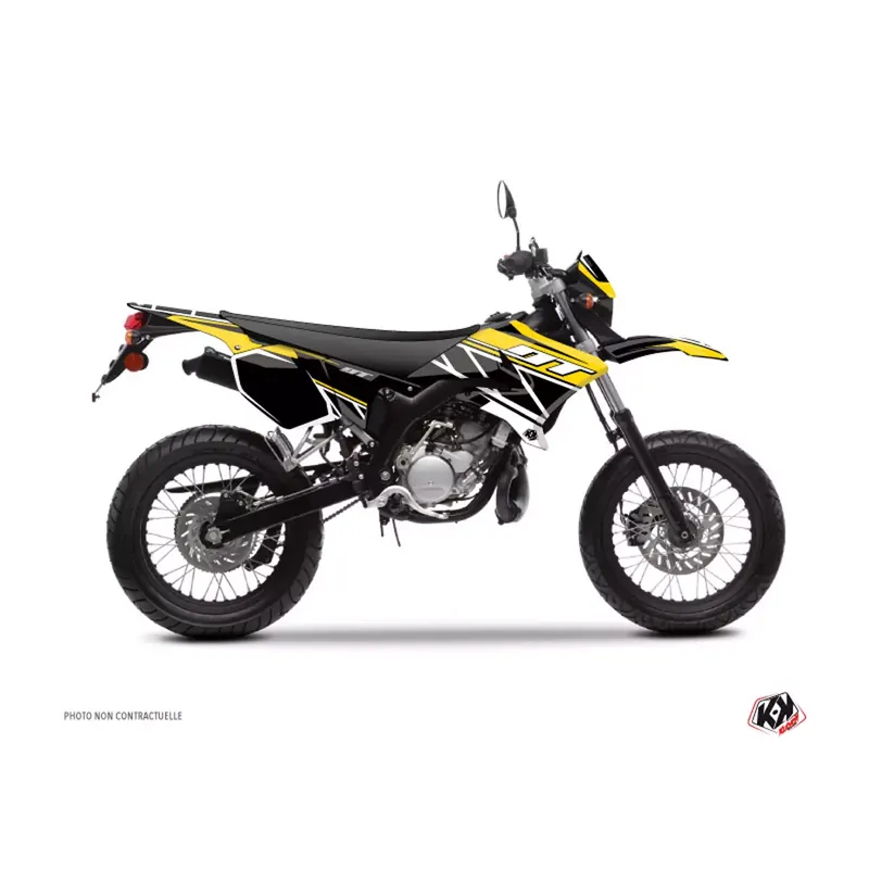 Kit Deco Yamaha DT à partir de 2003 – Kutvek Replica Jaune Vente Flash