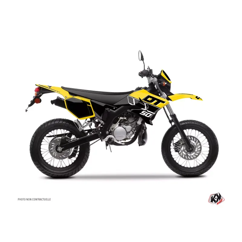 Kit Deco Yamaha DT à partir de 2003 – Kutvek Vintage Jaune Must-Have