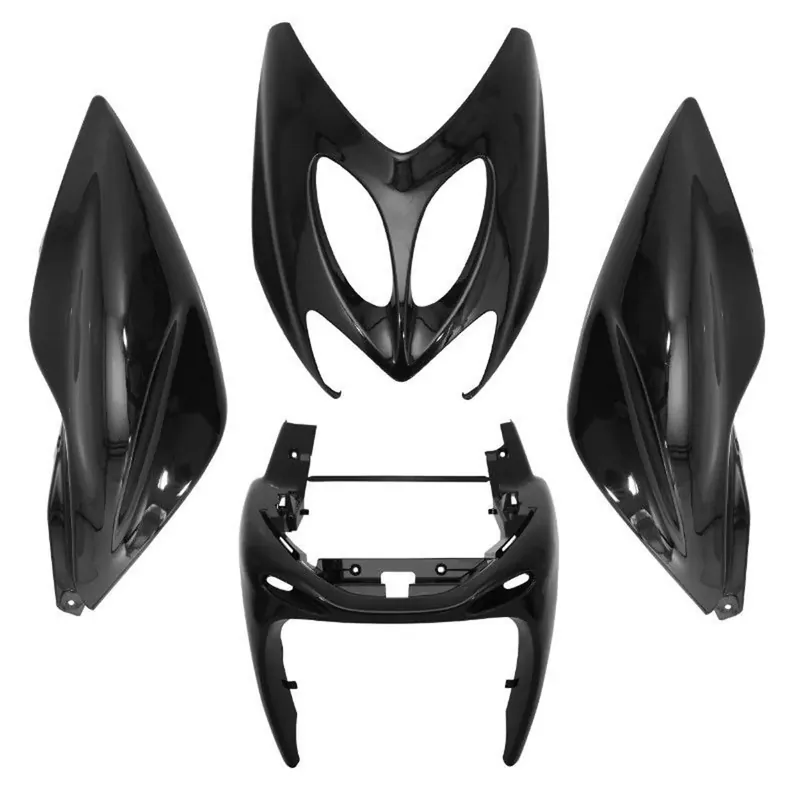 Commander Vite Kit Carénages / Carrosserie MBK Nitro YAMAHA Aerox avant 2013 – Noir Brillant 4 pièces