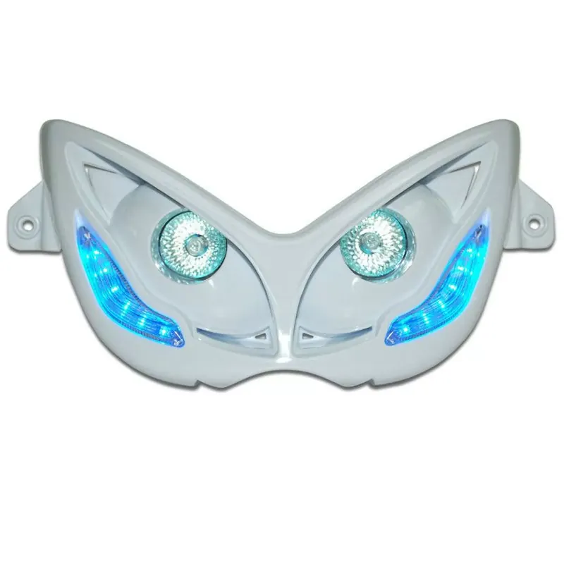 Double Optique MBK Nitro YAMAHA Aerox avant 2013 – Replay Blanc a Leds Expédition Rapide