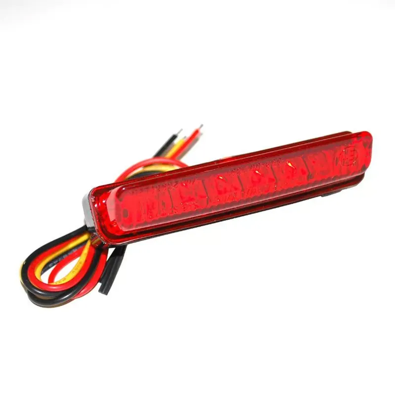 Feu Arrière Universel Barette 6 Leds – Replay Rouge Commande En Gros