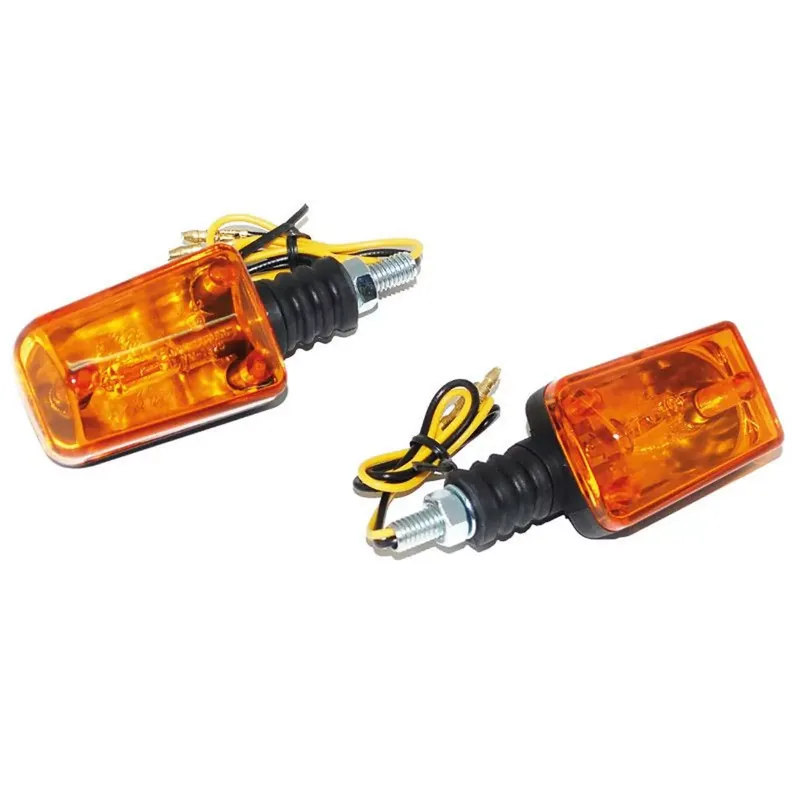 Clignotant universel Replay rectangle BAX9S orange noir base courte homologué CE (paire) Promotion Saisonnière