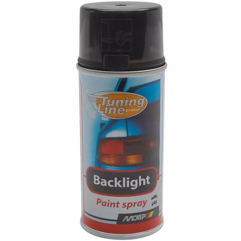 Commander Vite Bombe Peinture – Motip Pro Spécial Feu Arrière Noir / Fumé Transparent 150ml