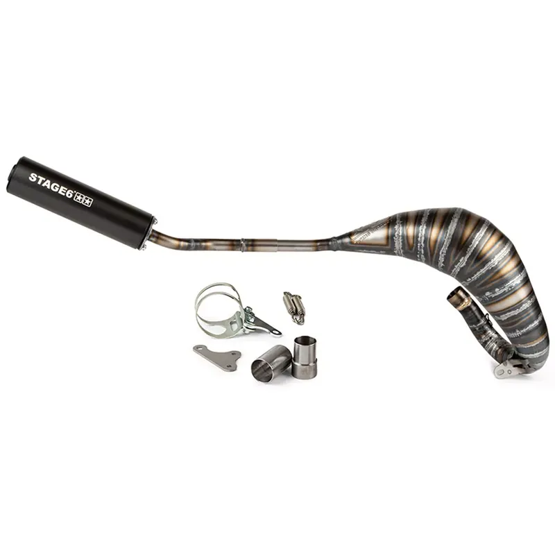 Affaire À Saisir Pot Passage Haut Droit Beta RR 80 / 90cc – CNC Noir Stage6