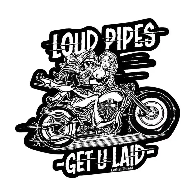 Acheter Direct Autocollant / Sticker – LETHAL THREAT Mini Loud Pipes 6 x 8cm