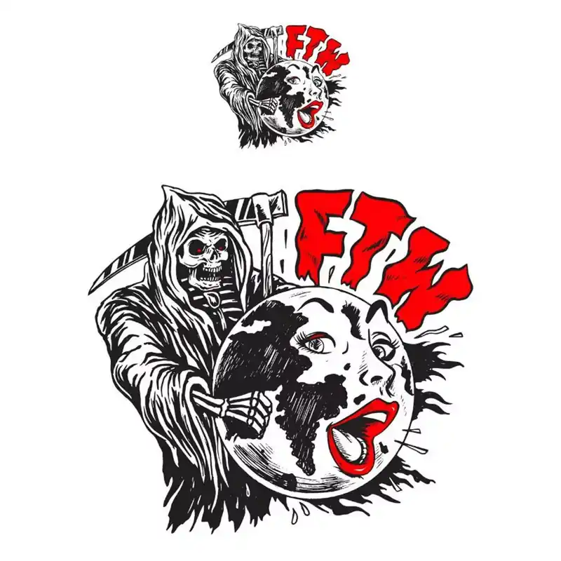 Affaire À Saisir Autocollant / Sticker – LETHAL THREAT Mini FTW Reaper 6 x 8cm