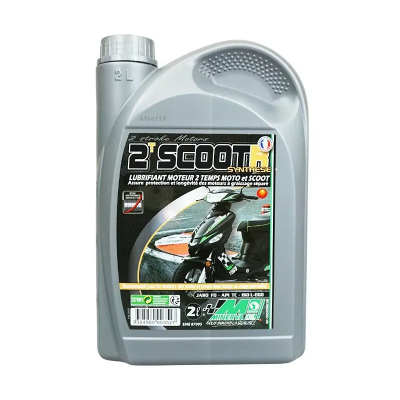 Huile Moteur 2T – ScootR Minerva Oil 2L Achat Immédiat