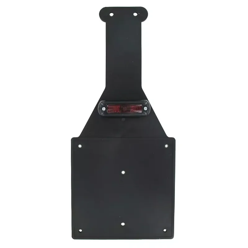 Support de plaque / bavette avec feu arrière Rouge – RSM Type Cross Dernière Chance