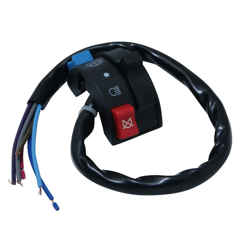 Commodo / Interrupteur Gauche MBK 51 – Type origine CEV avec arrêt moteur / klaxon / lumière Quantité Limitée