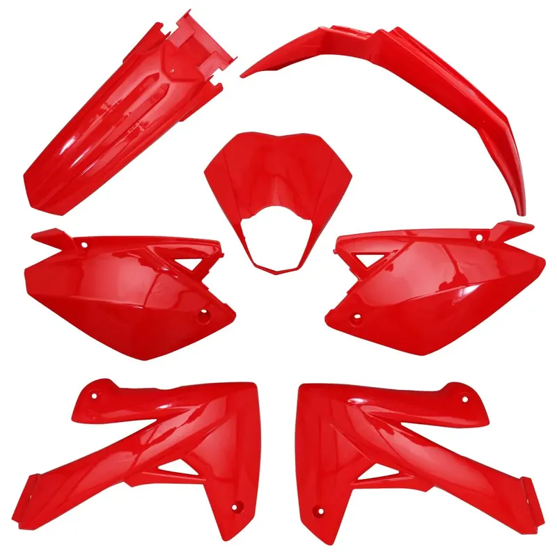 Kit Carénages Rieju MRT à partir de 2009 - Rouge Brillant 7 Pièces Commander Maintenant