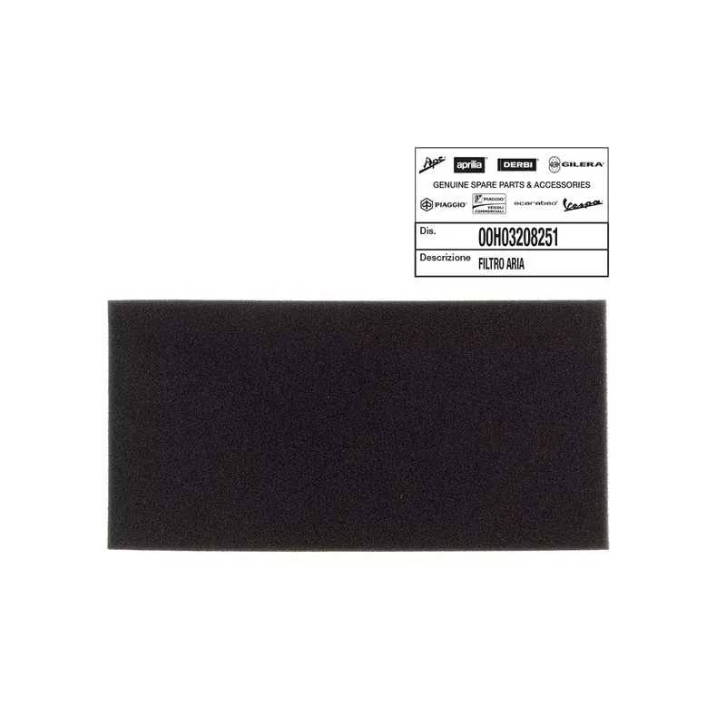 Authentique MOUSSE DE FILTRE A'AIR ORIGINE PIAGGIO APRILIA 50 RS 2006/2010