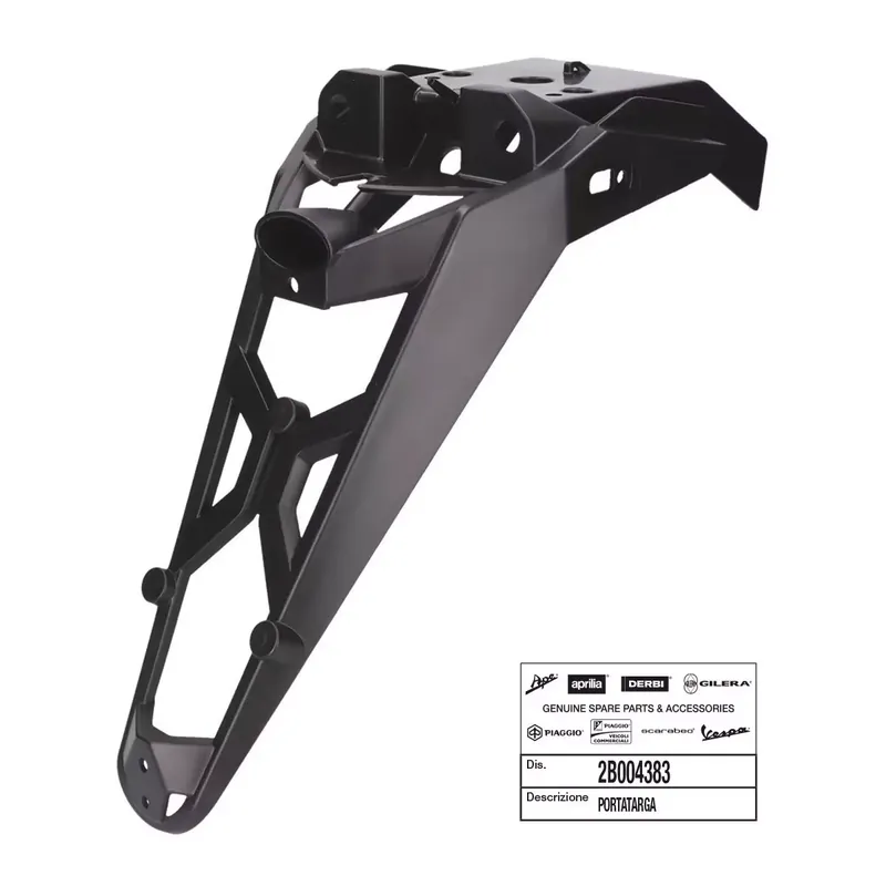 BAVETTE/PORTE PLAQUE ORIGINE DERBI 50 SENDA 2018//GILERA 50 SMT, RCR 2018/, DRIFTING 2019/ Offre Spéciale