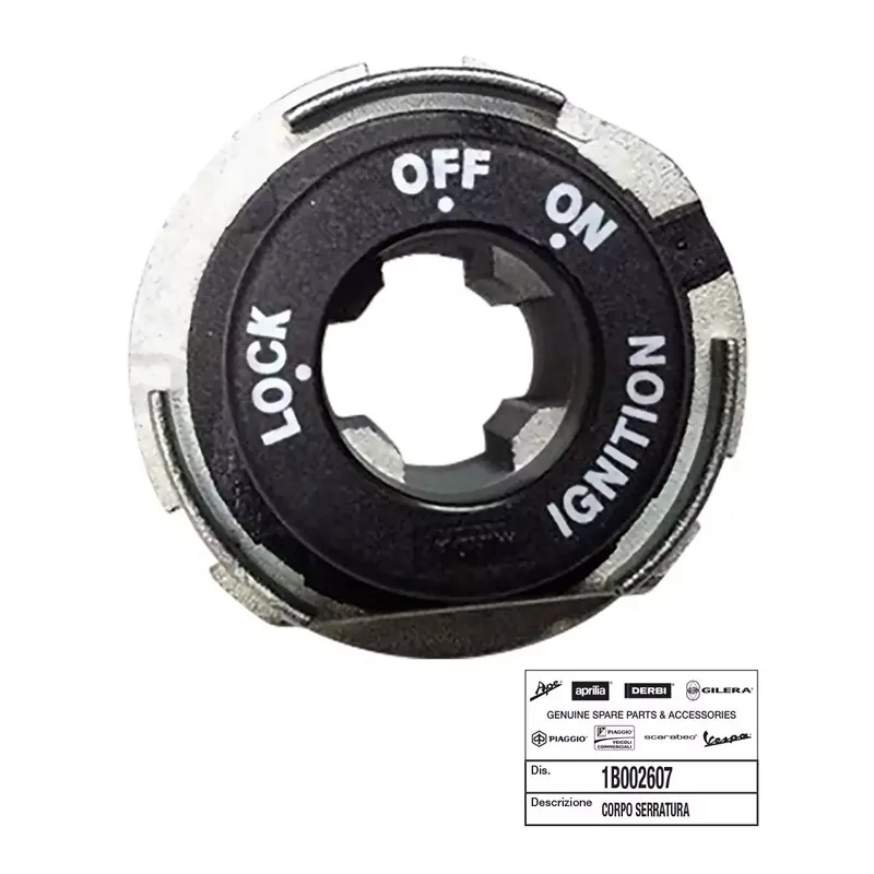 Meilleure Vente CORPS DE SERRURE ORIGINE PIAGGIO 50 ZIP, NRG, TYPHOON, 50-125 VESPA LX, LIBERTY, FLY, 125-250-400 X-EVO, X8, BEVERLY, 125-250-30