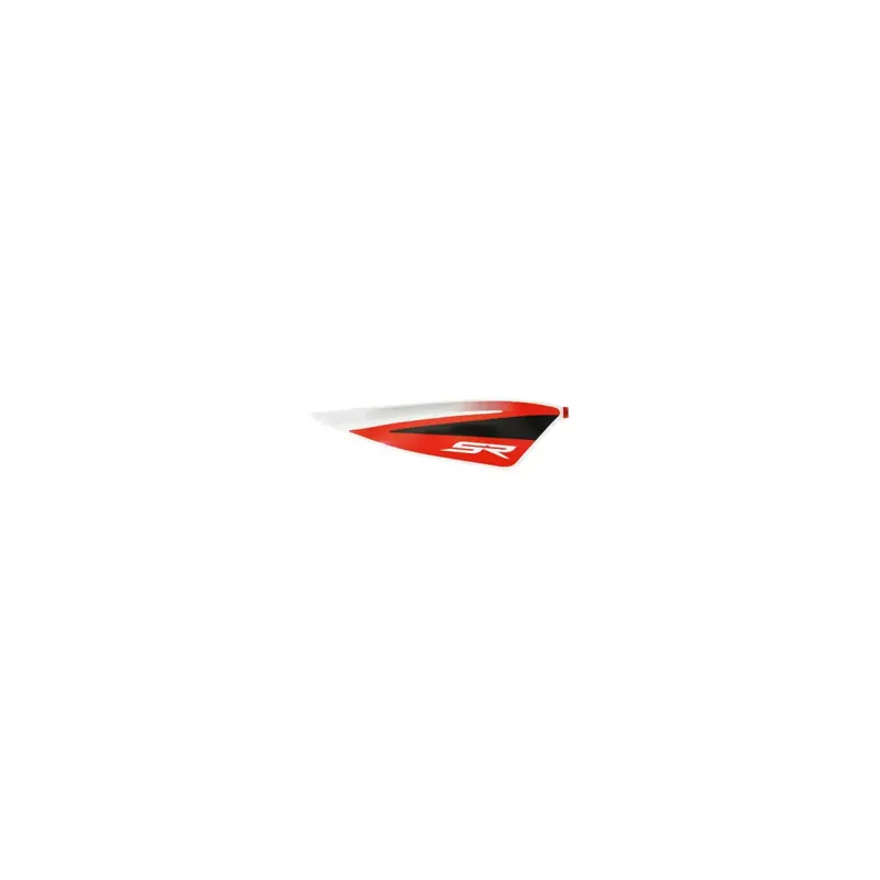 Bon Plan AUTOCOLLANT/STICKER/DECOR AILE ARRIERE DROITE ORIGINE PIAGGIO APRILIA 50 SR MOTARD 2018/ BLANC 544/ROUGE 885/A