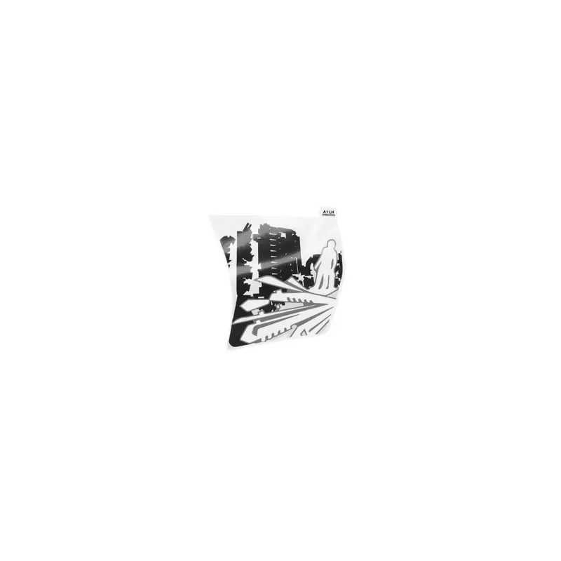 AUTOCOLLANT/STICKER/DECOR DE FACE AVANT GAUCHE INFERIEUR ORIGINE PIAGGIO 50 TYPHOON 2018/ POUR VEHICULE NOIR 85/B -2H00255800A1 Retour Gratuit