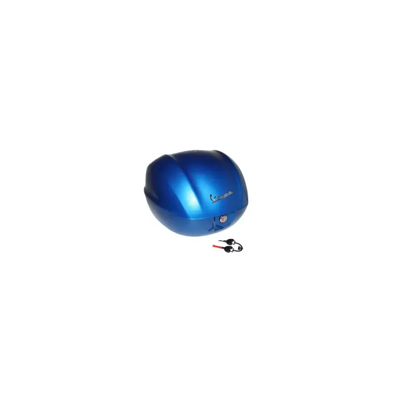 Achat Immédiat TOP CASE 32L ORIGINE PIAGGIO 50-125 VESPA PRIMAVERA/SPRINT 2013/ BLEU 261/A (SANS DOSSERET)