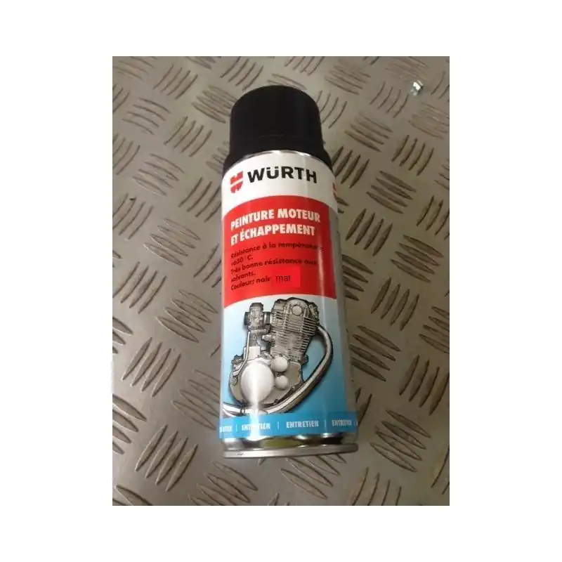 BOMBE DE PEINTURE MOTO MOTEUR POT ÉCHAPPEMENT WURTH HAUTE TEMPÉRATURE Offre Exclusive