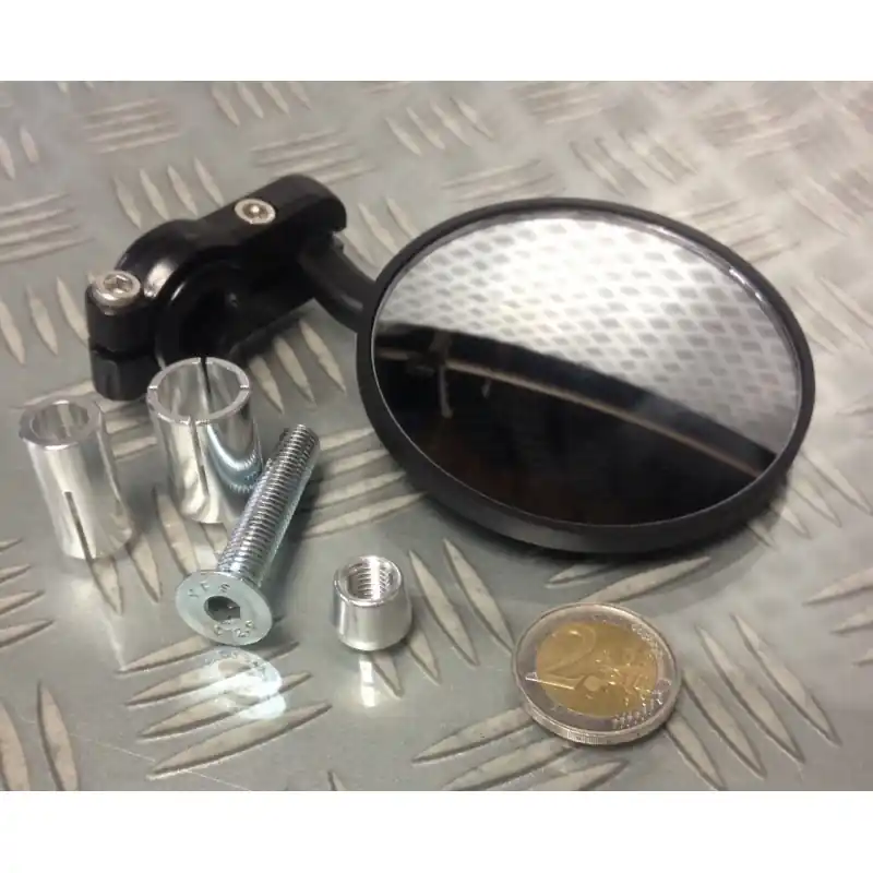 RETROVISEUR EMBOUT DE GUIDON TYPE CAFE RACER Acheter En Ligne