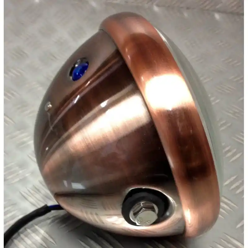 Seulement Aujourd&rsquo;hui PHARE AVANT CAFE RACER EFFET CUIVRE NEUF