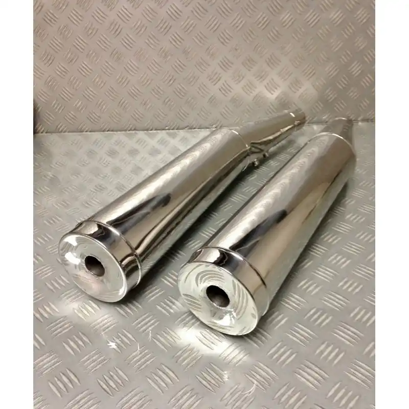 Réduction POT ÉCHAPPEMENT INOX BMW R80 R100 RACING
