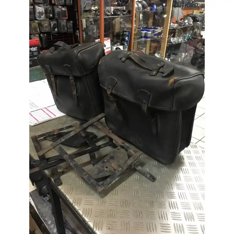 Certifié VALISES SACOCHES CUIR BAGAGERIE BMW R75/5