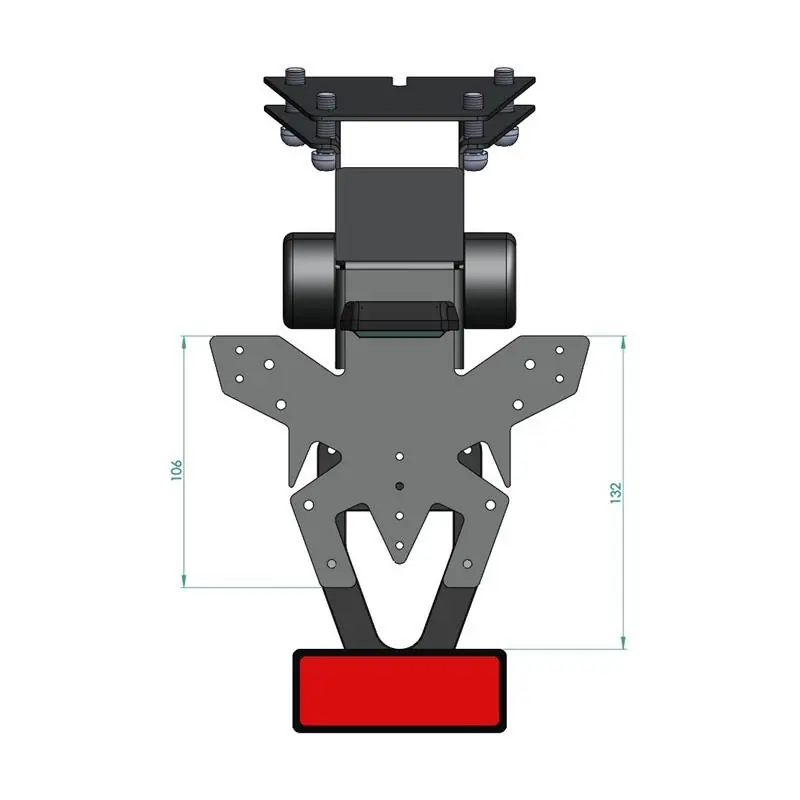 SUPPORT DE PLAQUE YAMAHA TRACER 7 & GT Must-Have