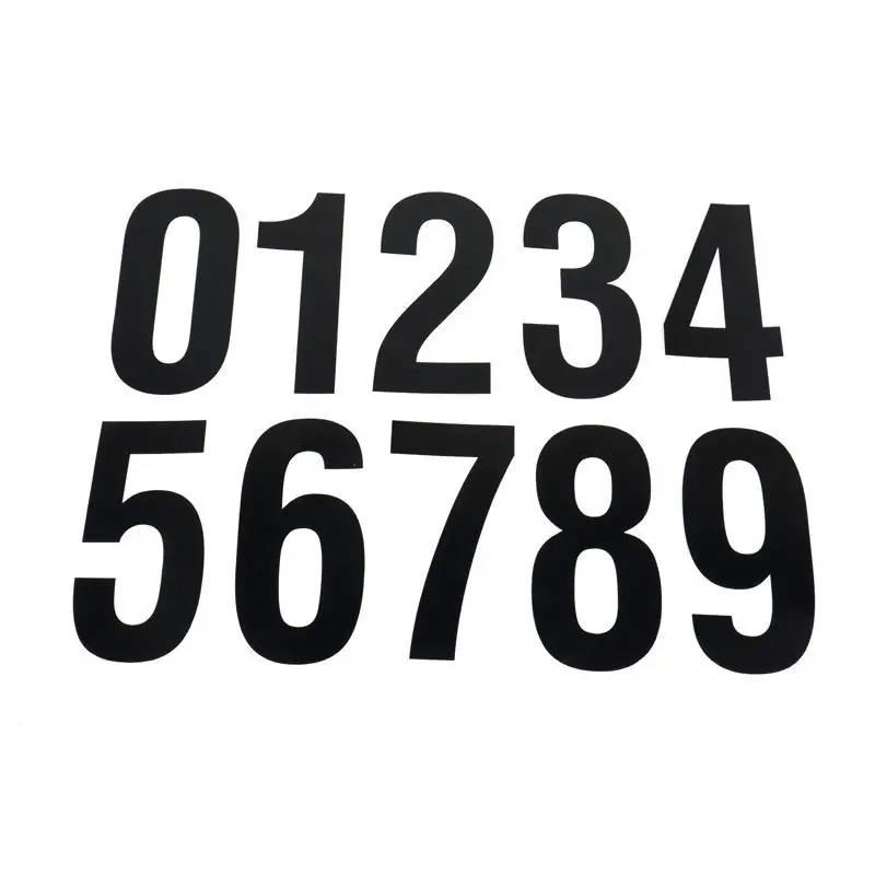 NUMEROS COMPET NOIR 5 (X3) Commande En Gros