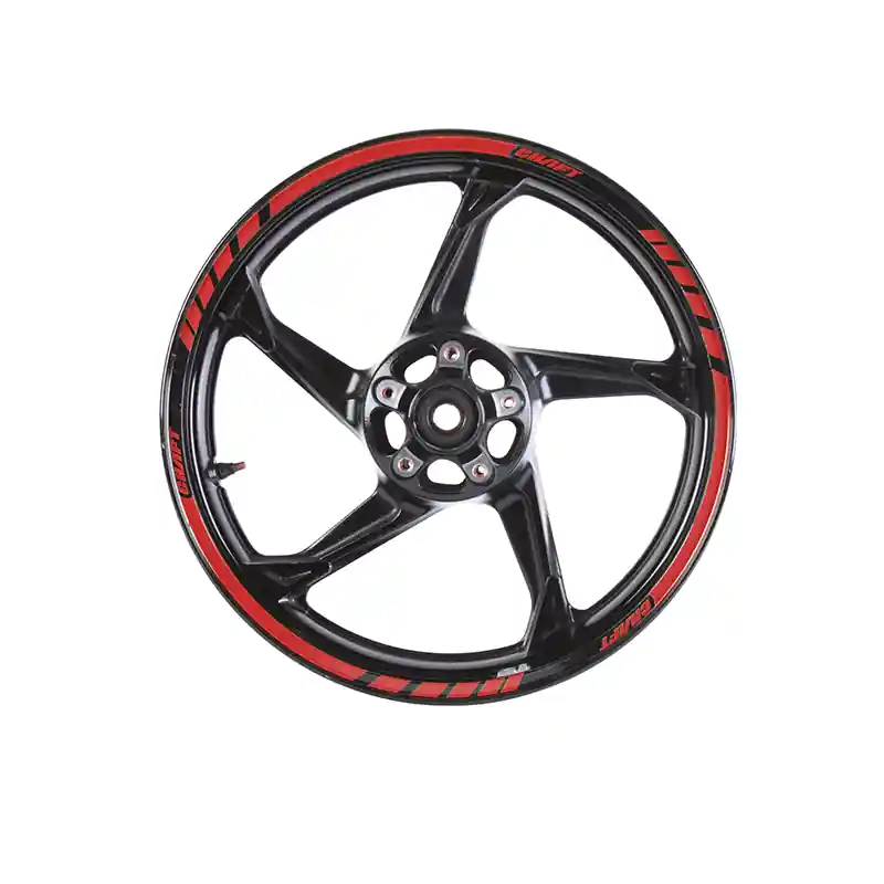 FILETS DE JANTES DELUXE NEW ROUGE Bon Plan