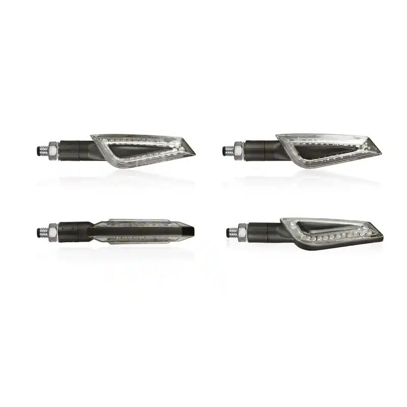 CLIGNOTANTS À LED SHELTER NOIR/ TRANSPARENT Offre Du Jour
