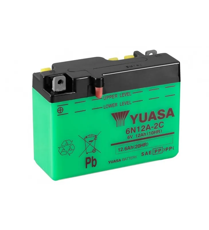 Prix Réduit BATTERIE YUASA 6N12A-2C/B54-6 CONVENTION