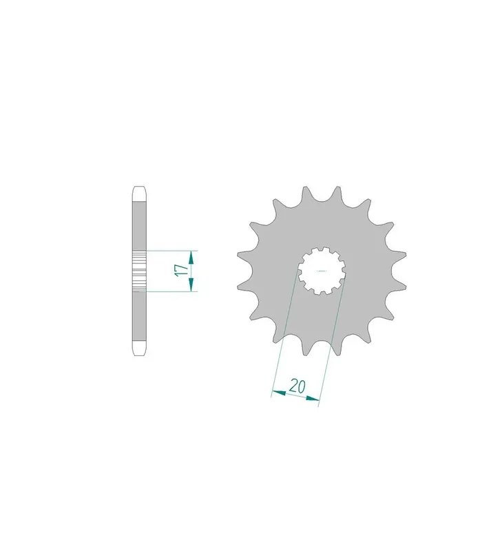 PIGNON SORTIE BV 12 DENTS AFAM AM6 428 SHERCO 50 SM Top Vente