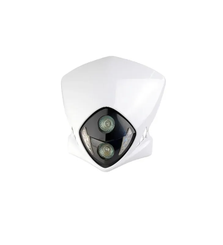 Réduction TETE DE FOURCHE MOTO / CYCLO TUN'R XTREM RACE BLANCHE LEDS BLANC