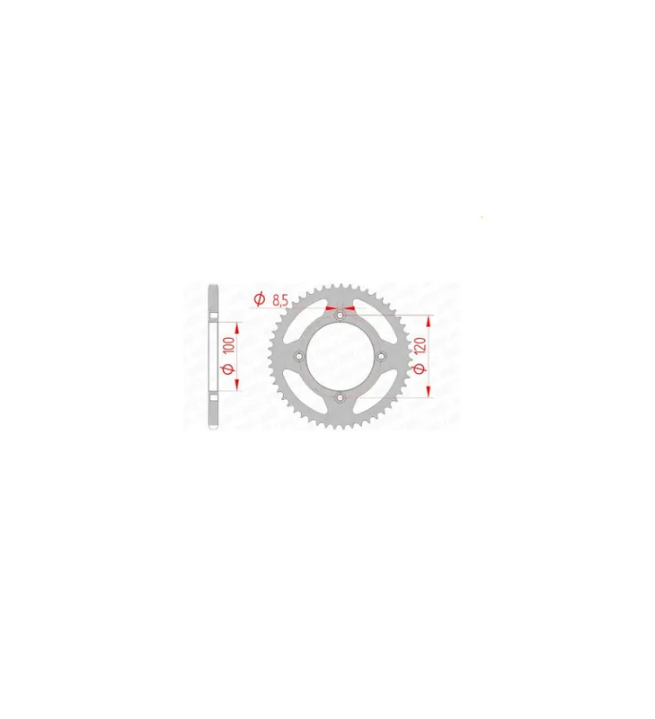 COURONNE AFAM ACIER STANDARD 420 BETA 50 DENTS Meilleur Choix