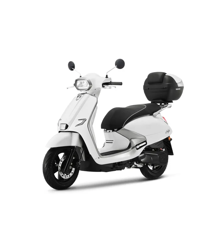 Dernière Chance SCOOTER SYM FUGUE 125 AC CBS COLORIS BLANC CBS E5+