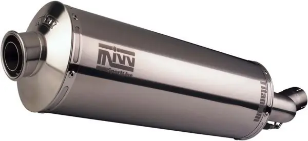Certifié Sil Mivv Sportline inox ovale pour YZF 1000 R1 1998/2001