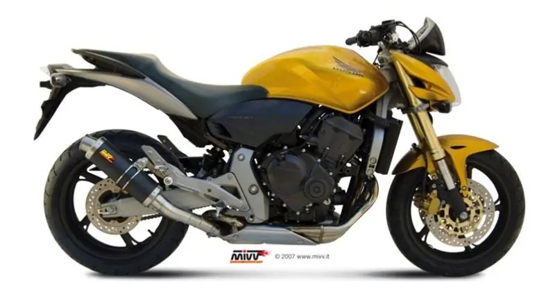 Mivv silencieux Round GP carbone pour Honda 600 Hornet 2007/2010 Nouvel Arrivage