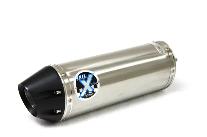 Ixil 2 silencieux Ovale XTREM inox pour Triumph 900 Trophy 96/2003 Réduction