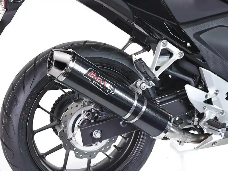Bos silencieux rond 110 inox pour Honda CBR500R Bon Plan