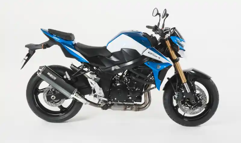 Remise Bos Silencieux Ovale 120mm look carbone pour Suzuki GSR750