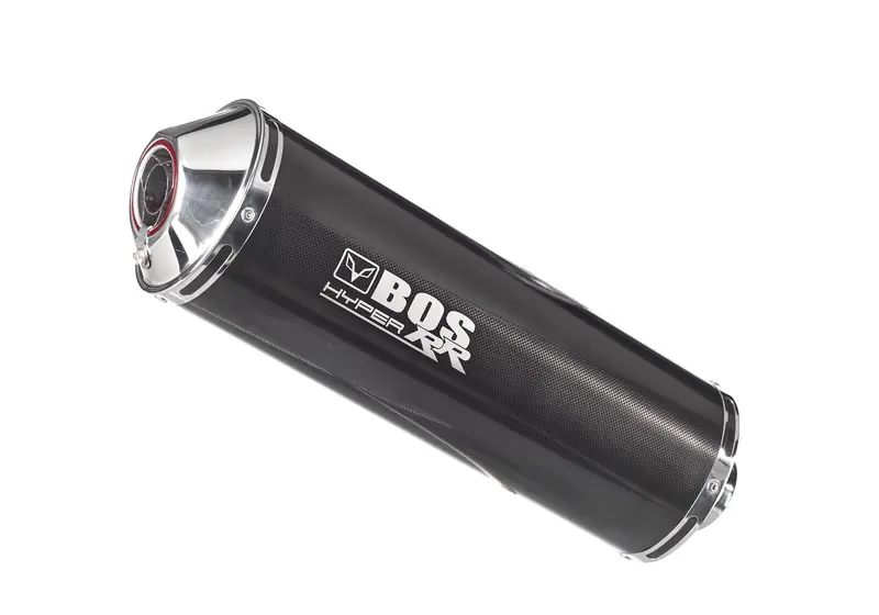 Bos Silencieux Ovale 120mm look carbone pour Suzuki GSX-R 750 00-04 Vente Flash