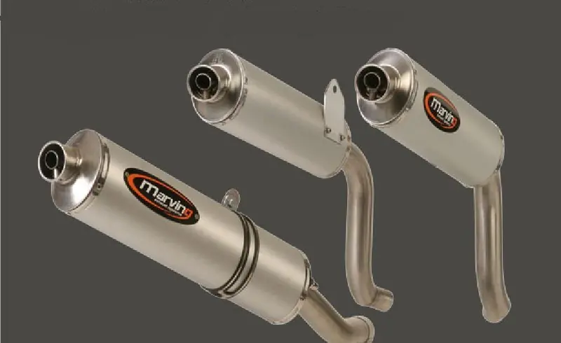 Offre Limitée Marving 2 silencieux Superline ovale alu pour Ducati Monster 800